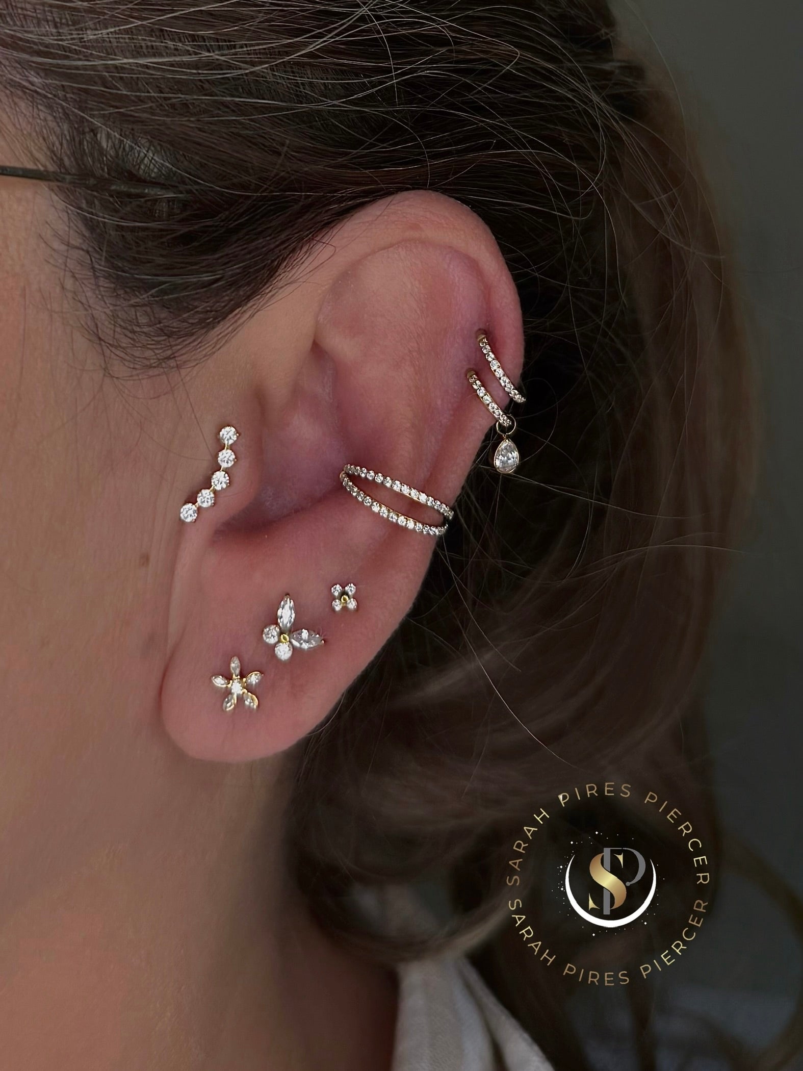 Labret Flor Hibisco