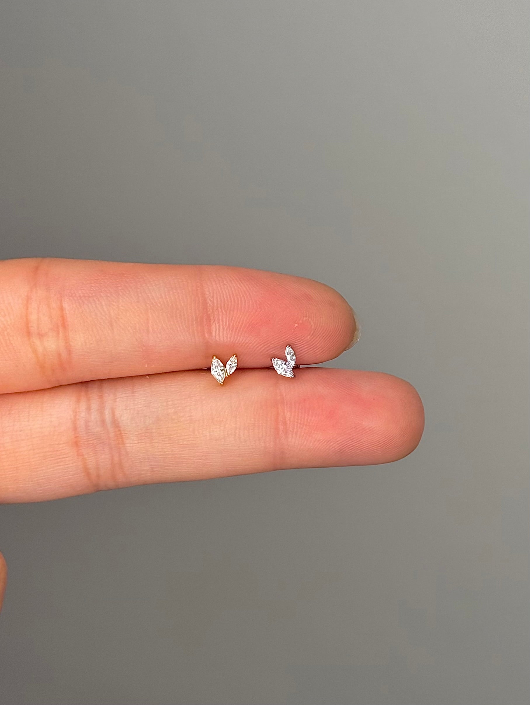 Labret Duo Marquise
