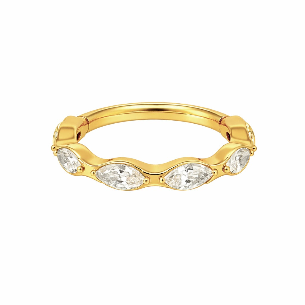Argola Golden Shine