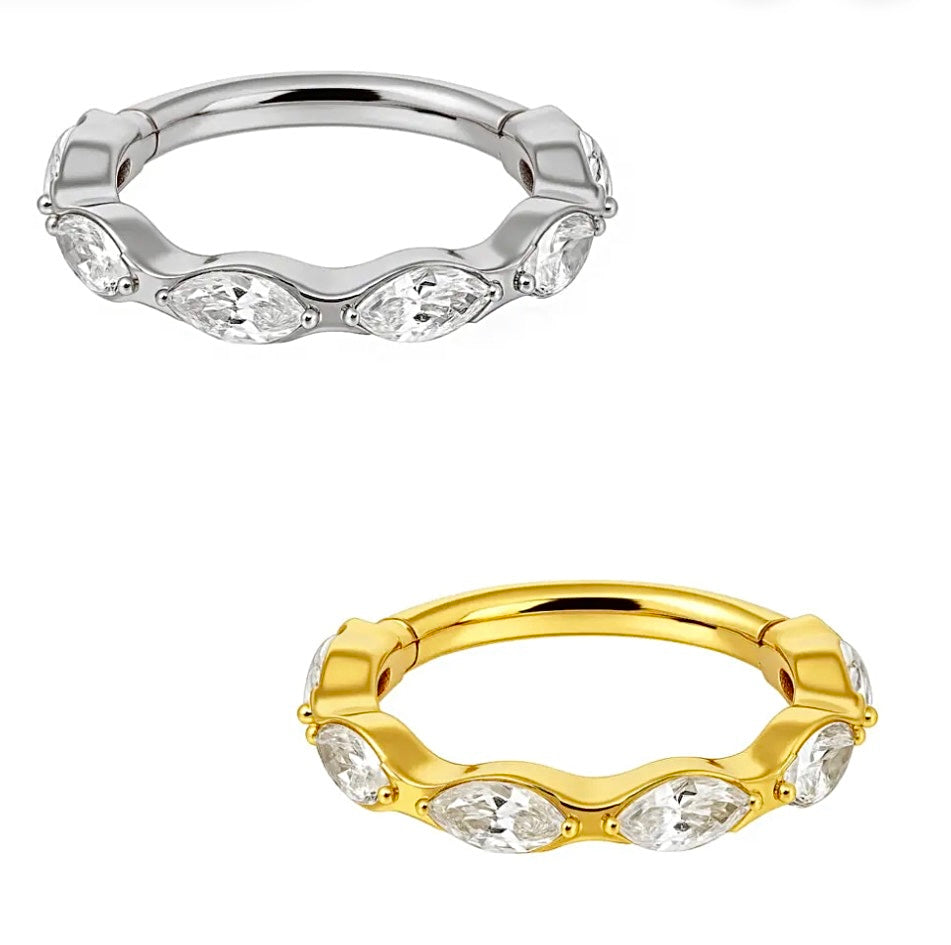Argola Golden Shine