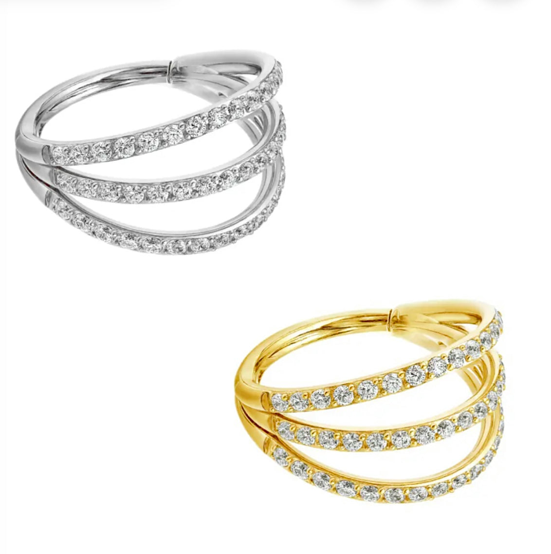 Argola Trio aberto