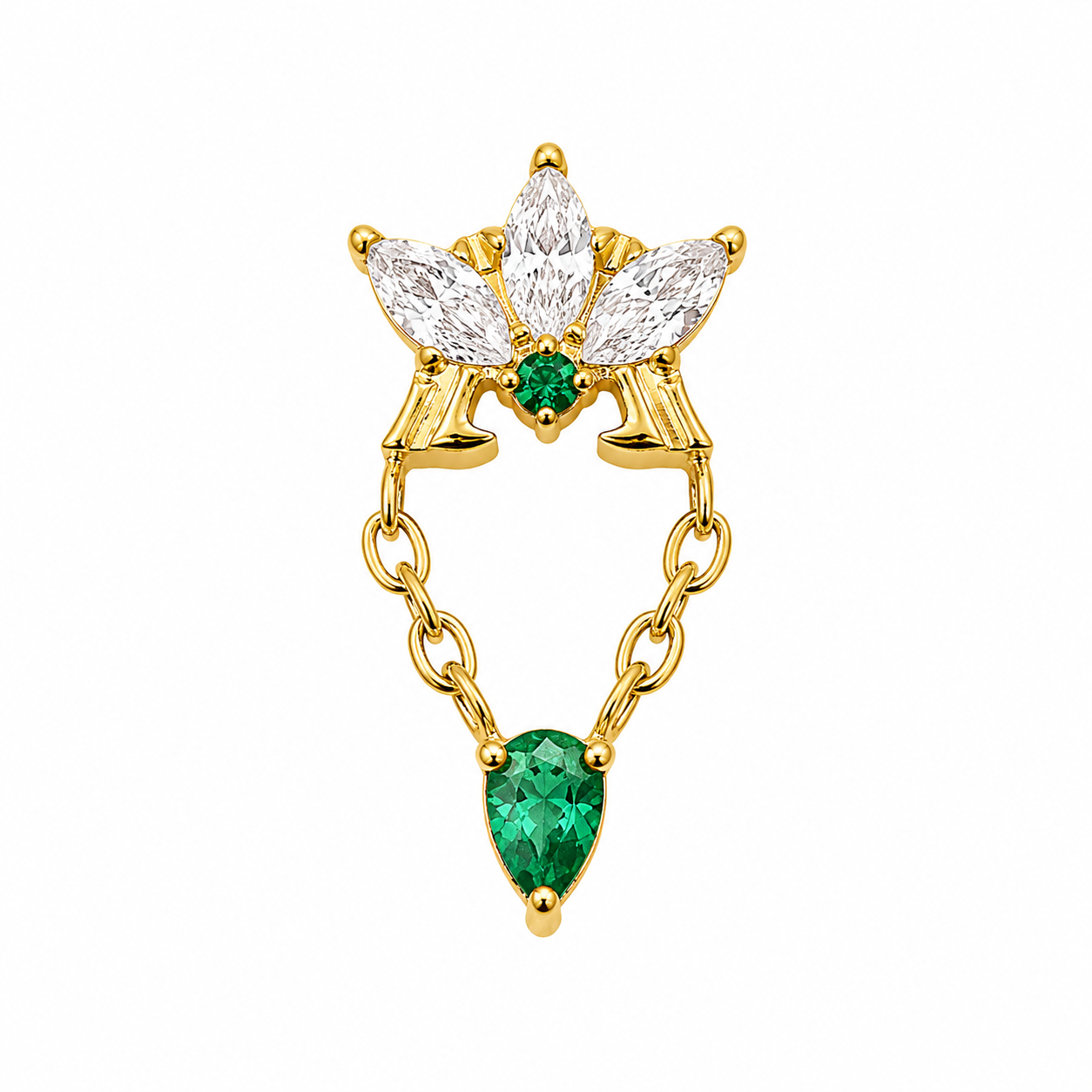 Labret Coroa Chain
