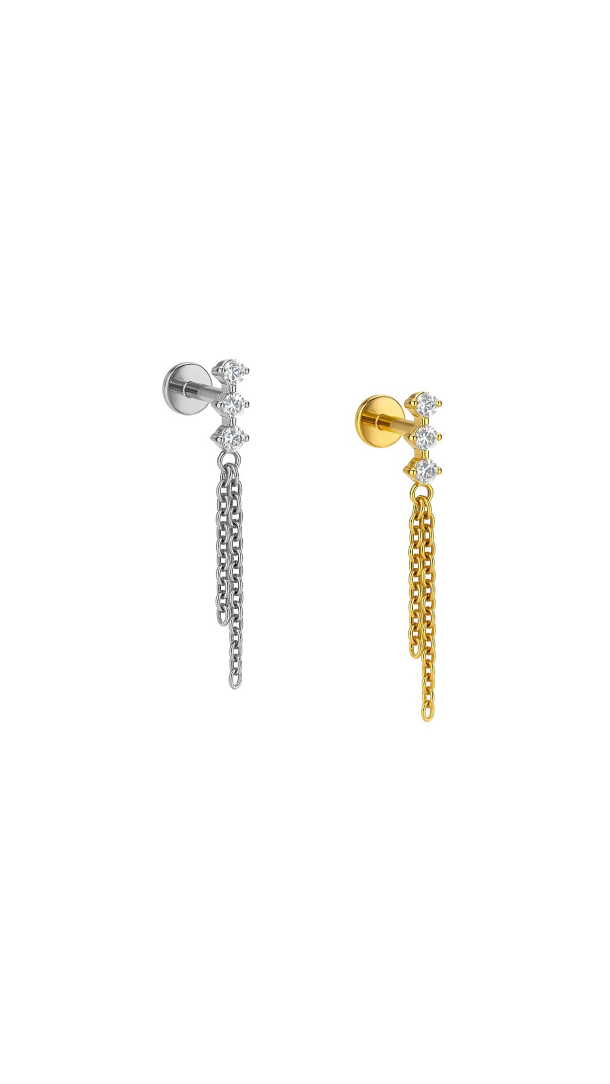 Labret Trio Chain