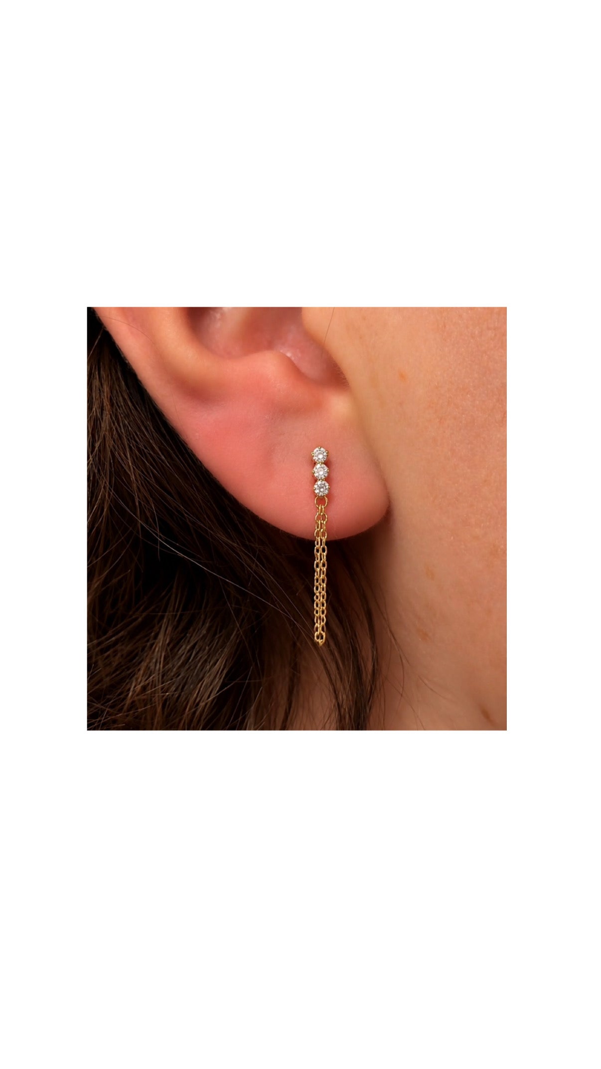 Labret Trio Chain