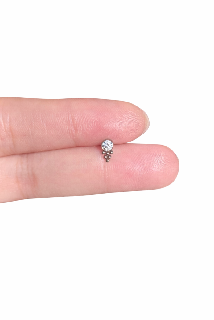 Labret Ponto de Luz Ornamental