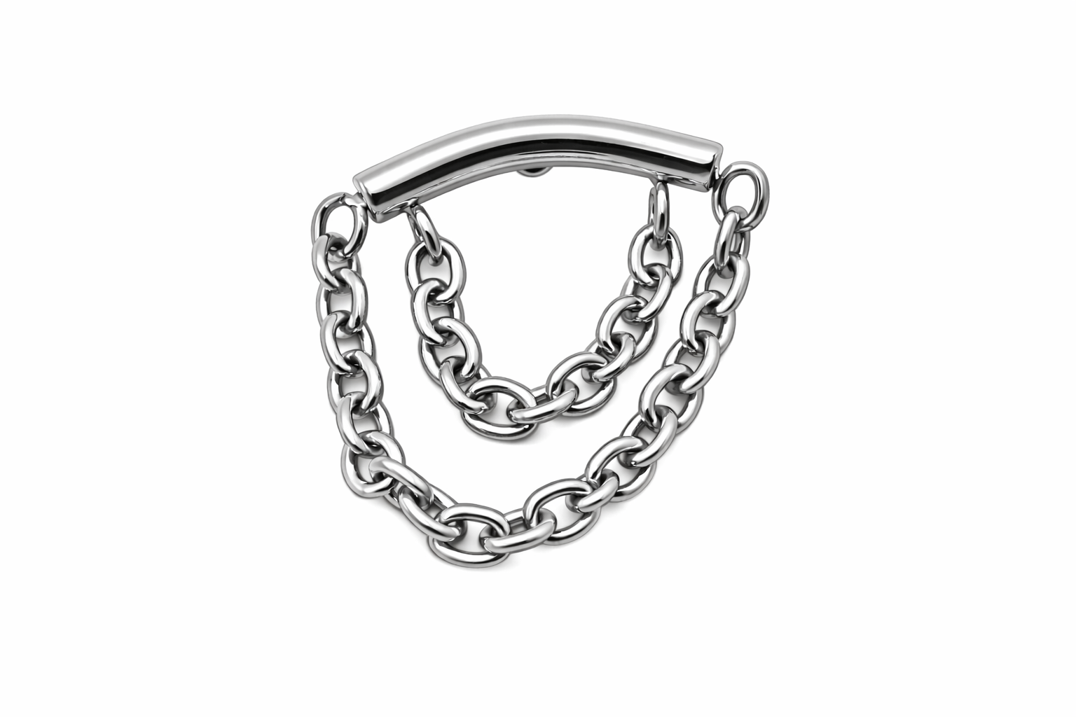 Labret Liso Chain Duo