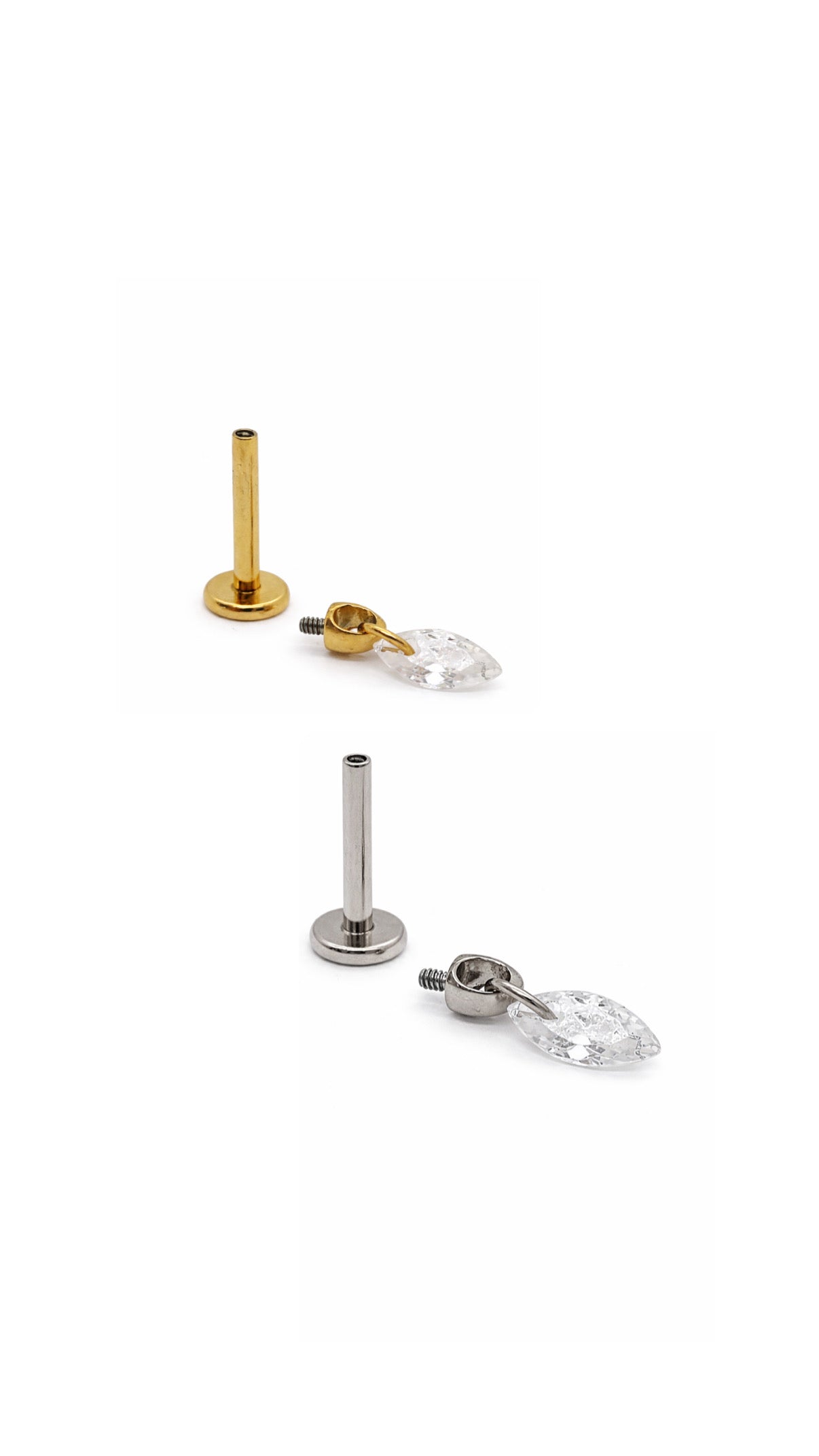 Labret Gota Cristal